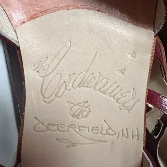 Cordwainer’s Handmade Leather Single Strap Open Toe Sandals Size 7.5-8 - Picture 8 of 9